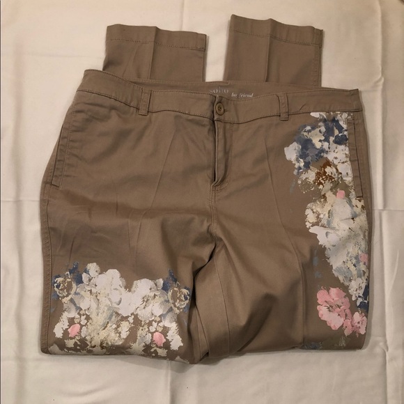 LAST CHANCE Womens SOHO New York & Company Painted Boyfriend Jeans - Picture 10 of 15